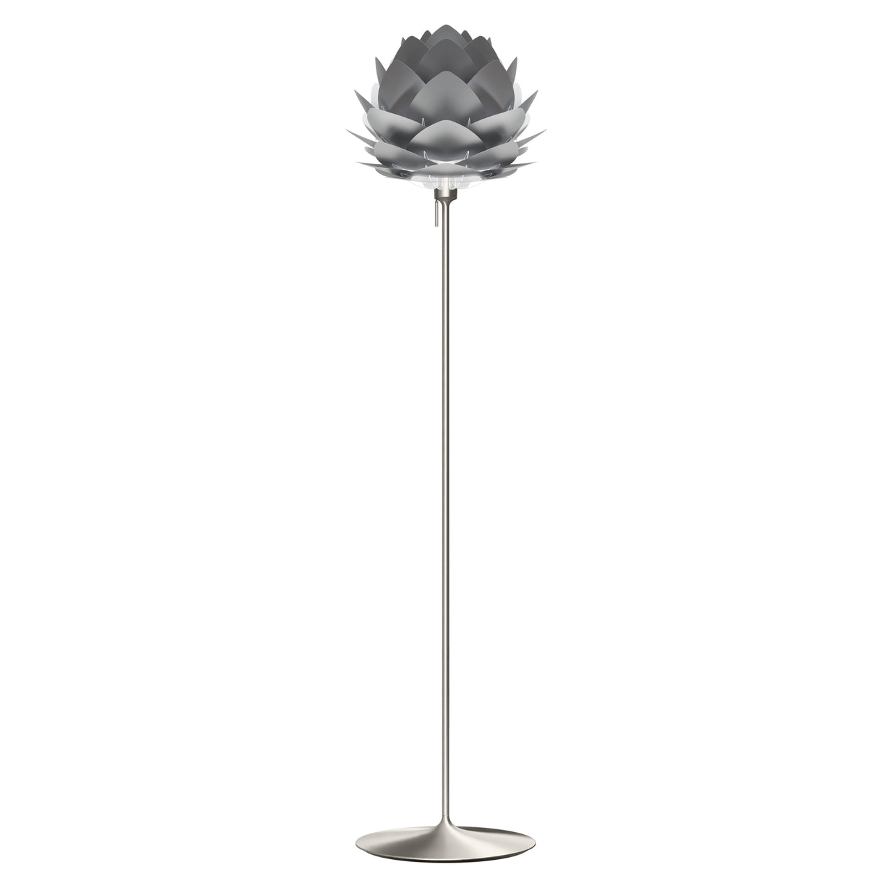 Silvia Champagne Floor Lamp: Medium - 17.7