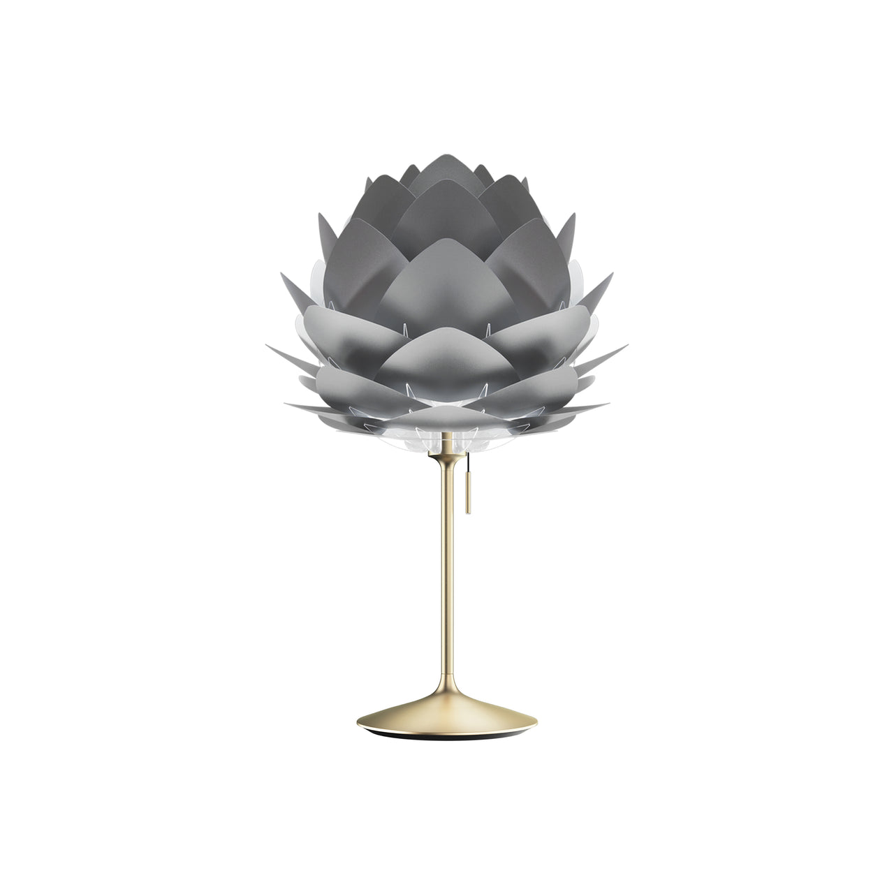 Silvia Champagne Table Lamp: Medium - 17.7