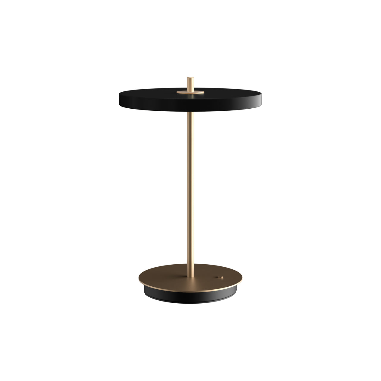 Asteria Move Portable Lamp: Black + Brass