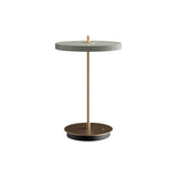 Asteria Move Portable Lamp: Nuance Olive + Brass