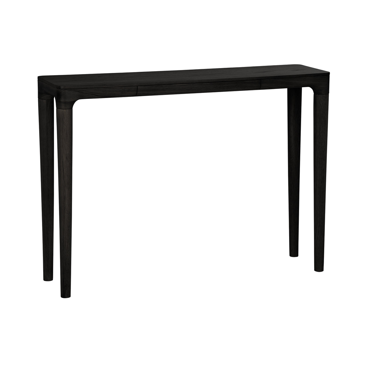 Heart ’n’ Soul Console Table: Black Oak