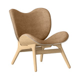 A Conversation Piece Lounge Chair: Oak + Sugar Brown