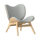 A Conversation Piece Lounge Chair: Oak + Sterling