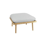 Lounge Around Shuffle Pouffe: Dark Oak +  Sterling