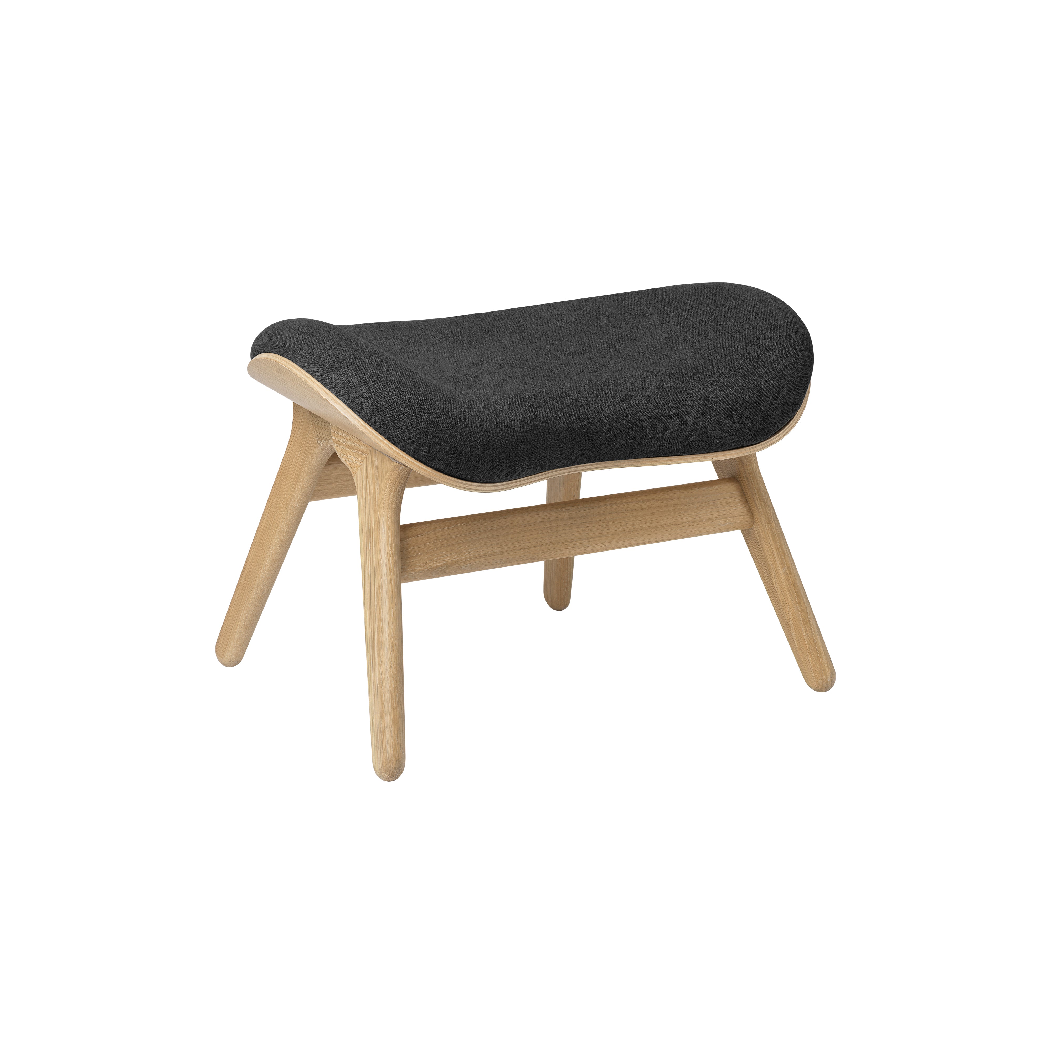 A Conversation Piece Ottoman: Oak + Sterling