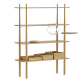 Stories Shelving: Oak + Included