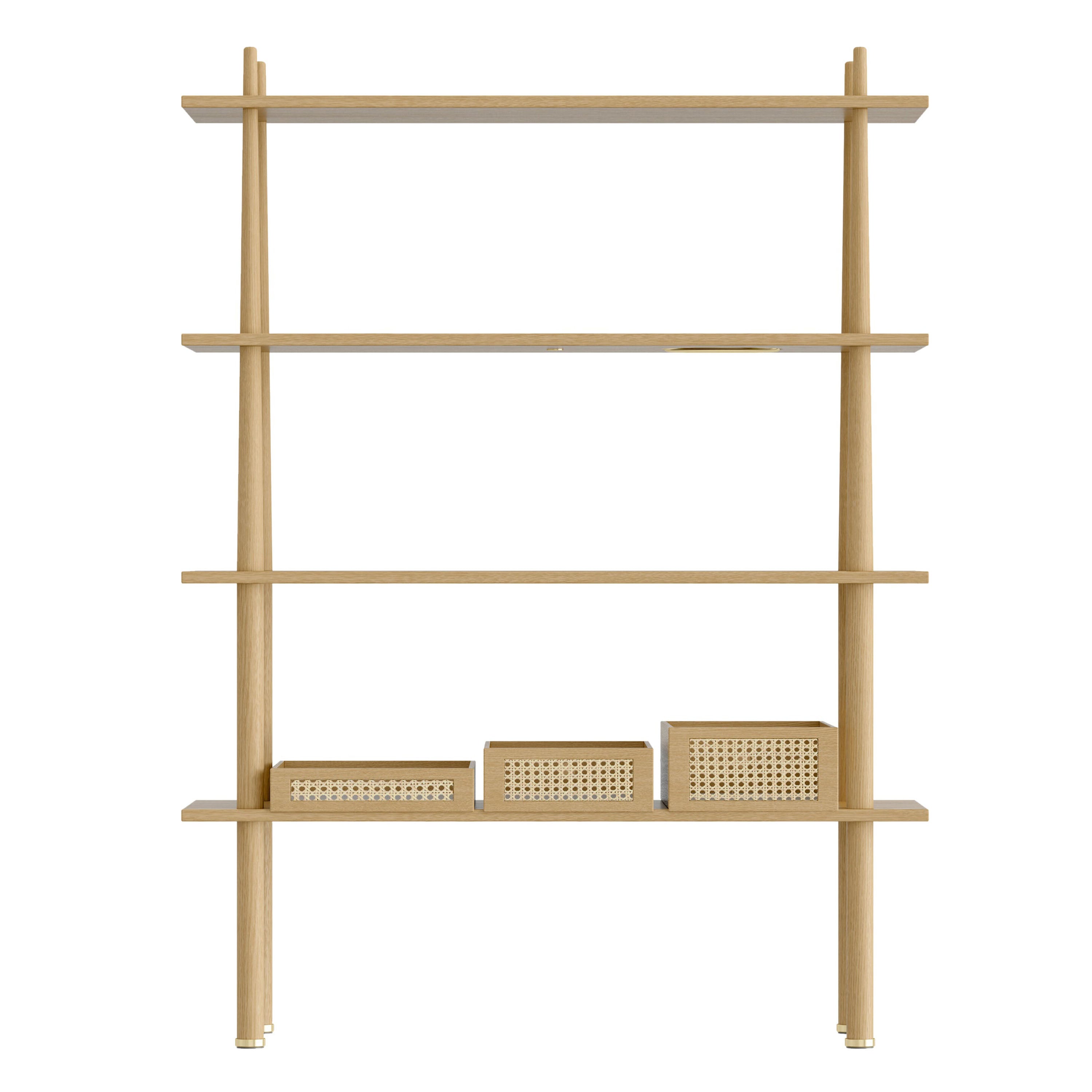 Stories Shelving: Oak + Excluded
