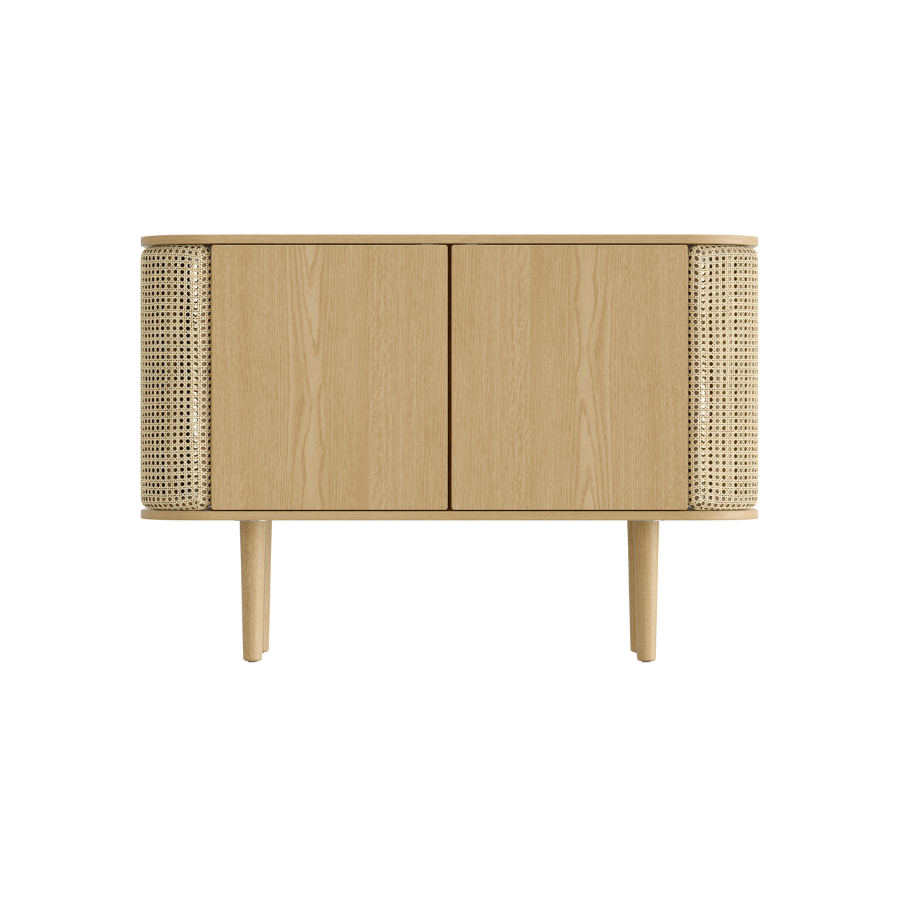 Treasures Cabinet: 2 + Oak + French Weave