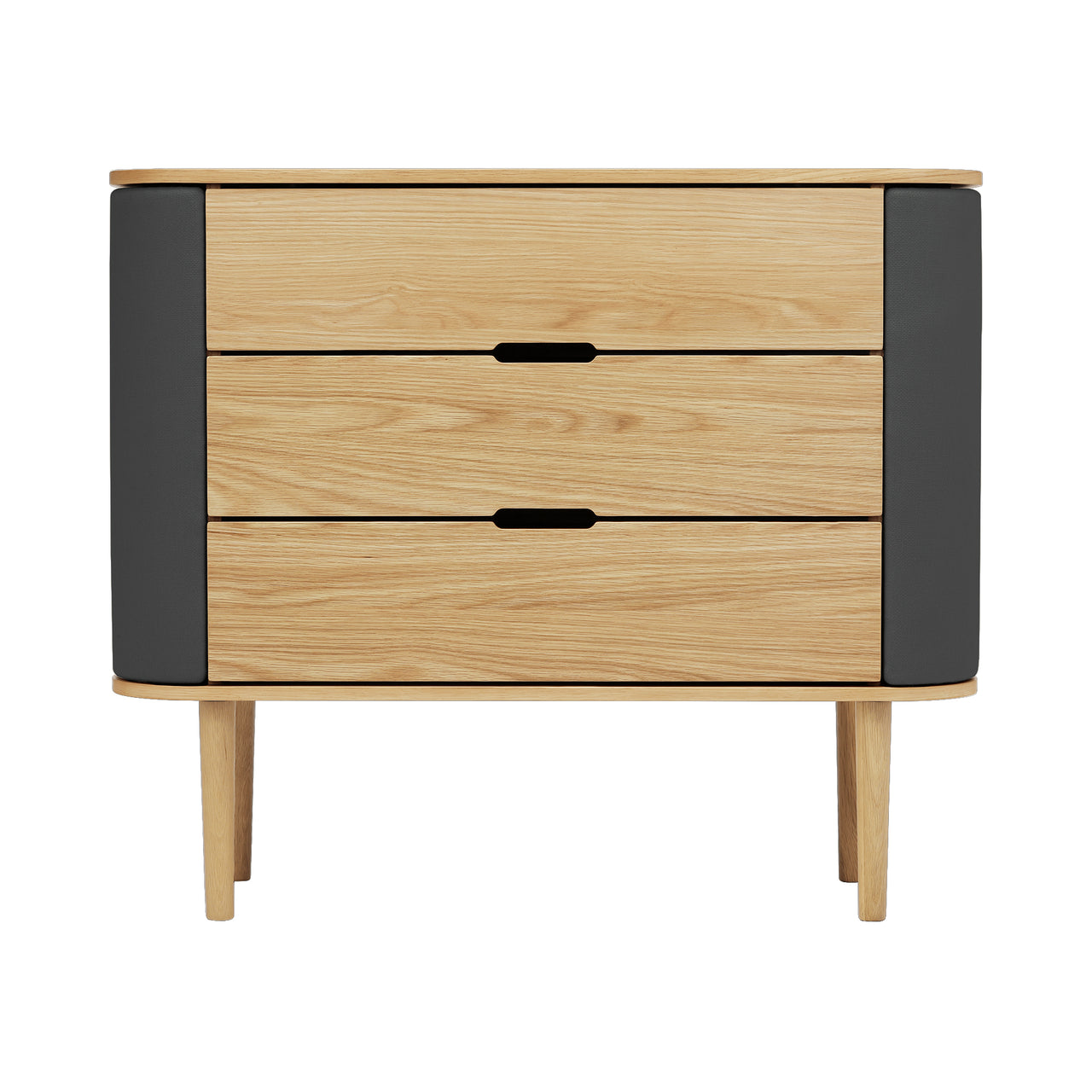 Treasures Dresser: Upholstered + Oak + Shadow