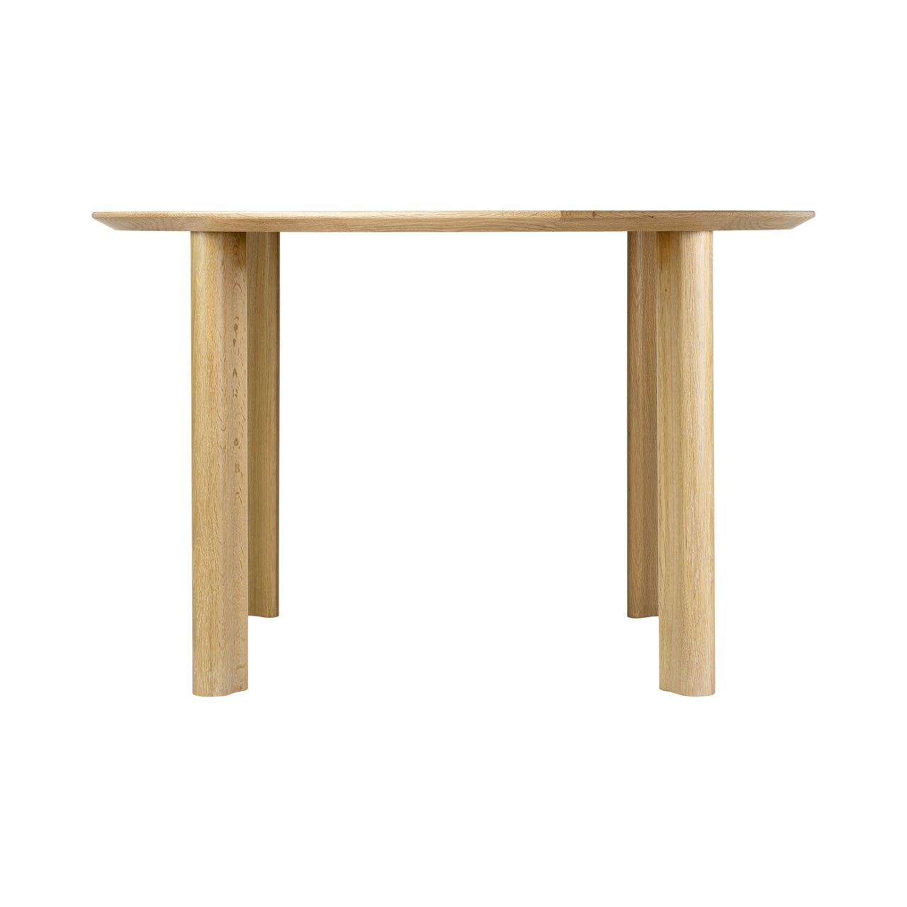 Comfort Circle Dining Table: Smooth + Oak