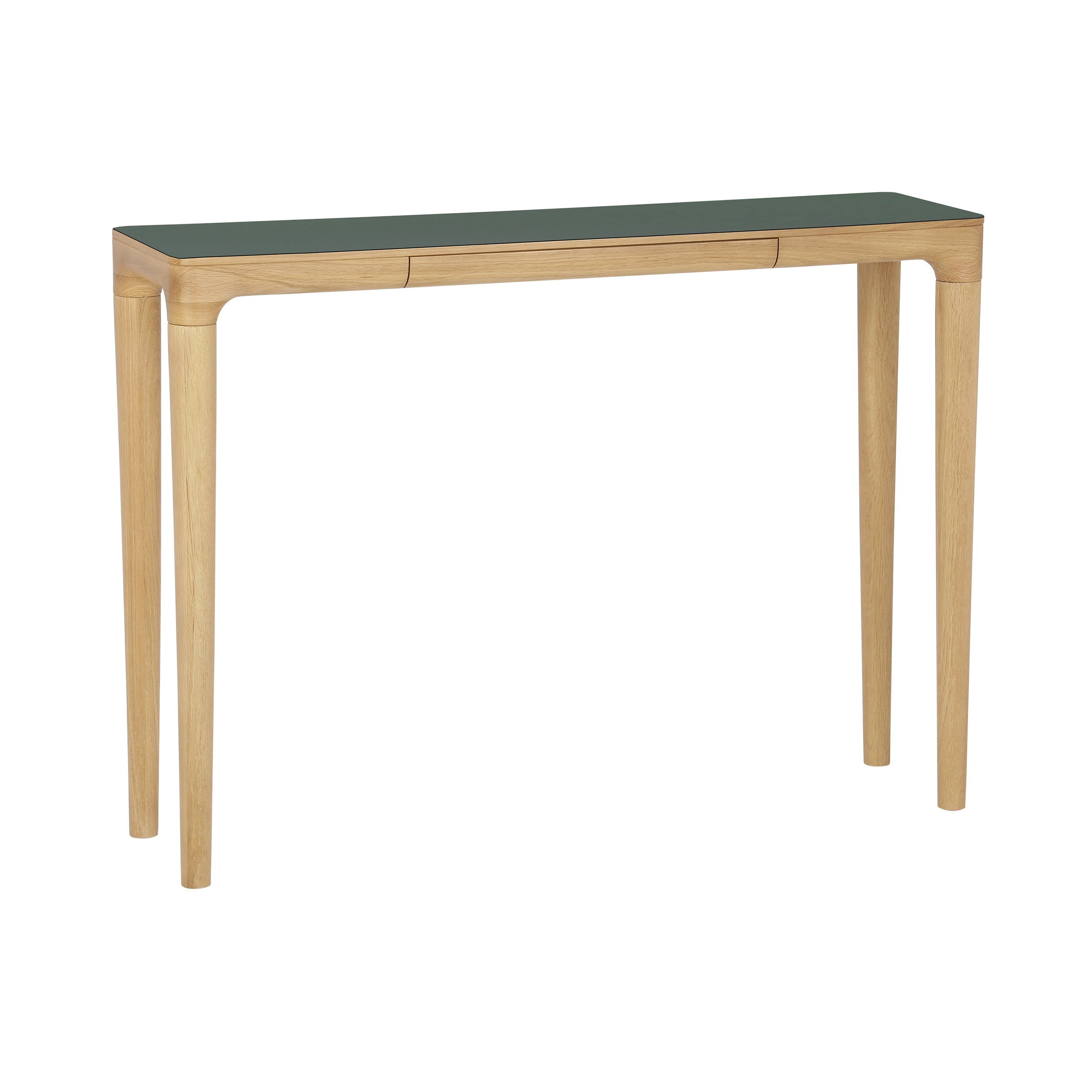 Heart ’n’ Soul Console Table: Oak + Moss Green