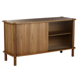 Italic Sideboard: Glass: Dark Oak