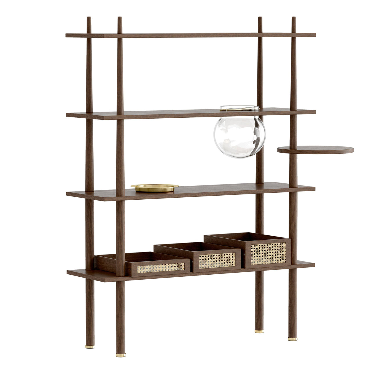 Stories Shelving: Dark Oak + Included