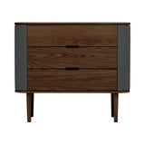 Treasures Dresser: Upholstered + Dark Oak + Shadow