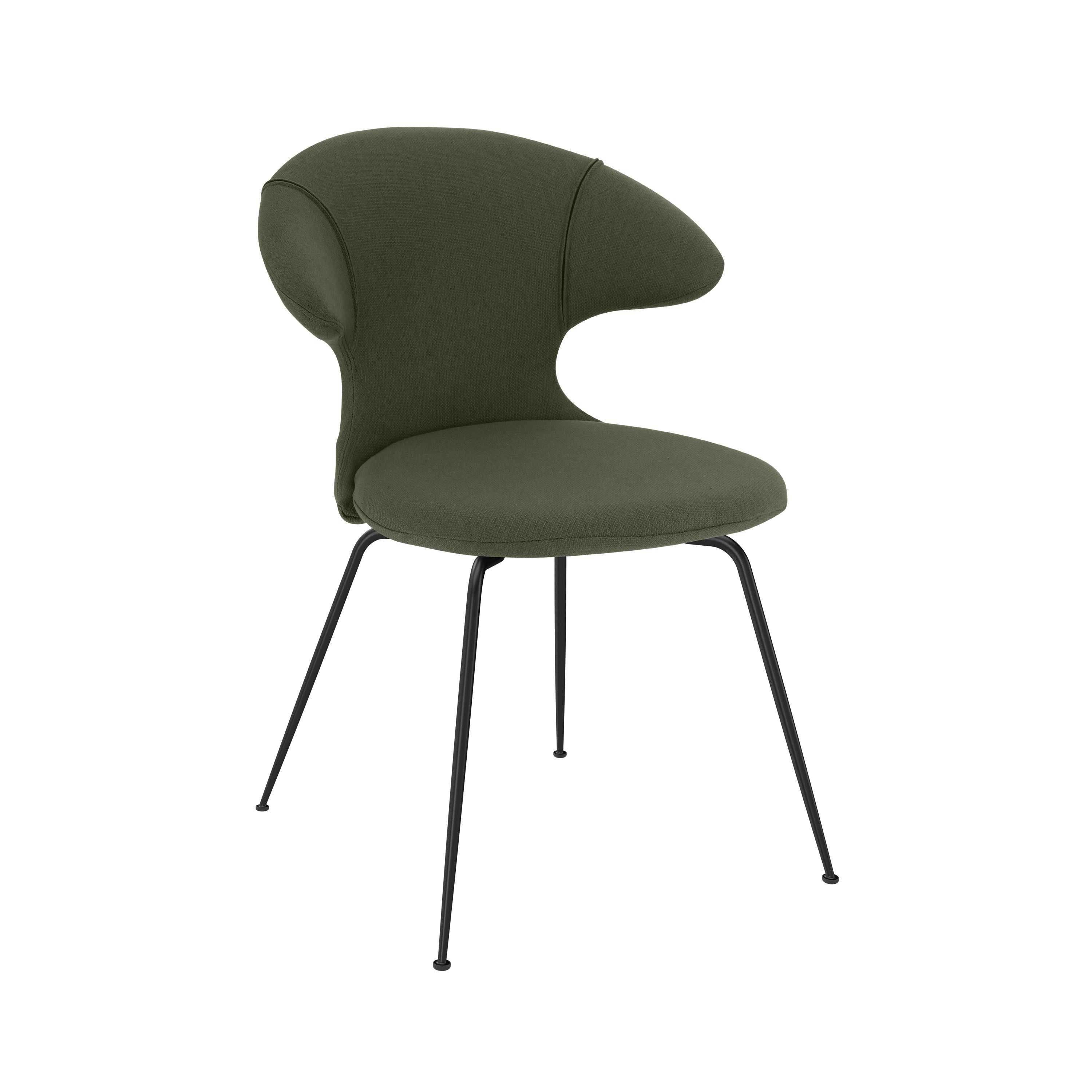 Time Flies Dining Chair: Black + Racing Green