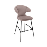 Time Flies Bar Stool: Black + Monrose