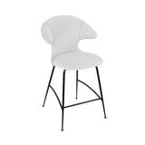 Time Flies Counter Stool: Black + Sterling