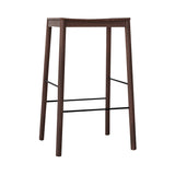 Tangerine Bar Stool: Umber Stained Oak