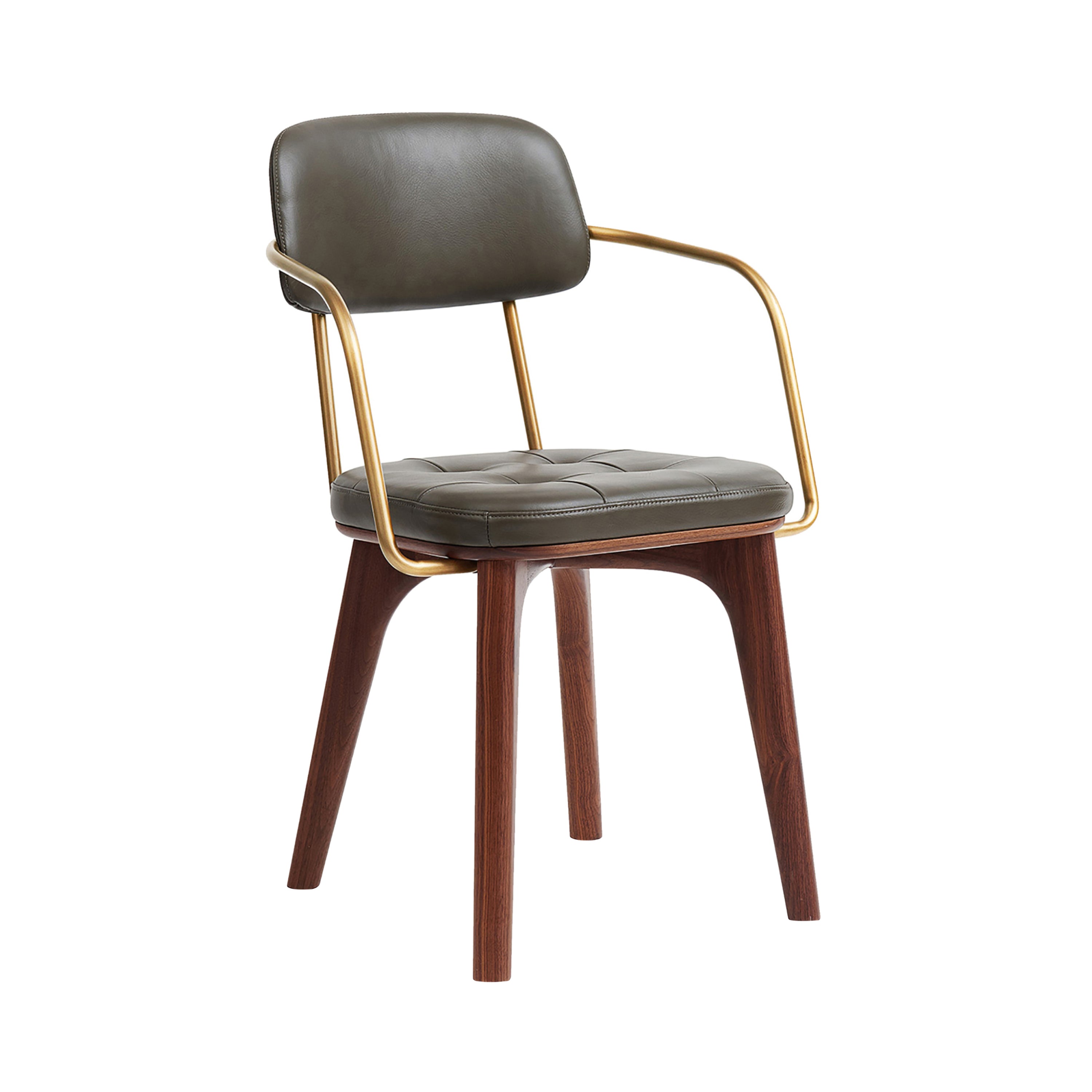 Utility Armchair U: Natural Walnut