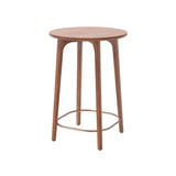 Utility Cafe Bar + Counter Table: Natural Walnut