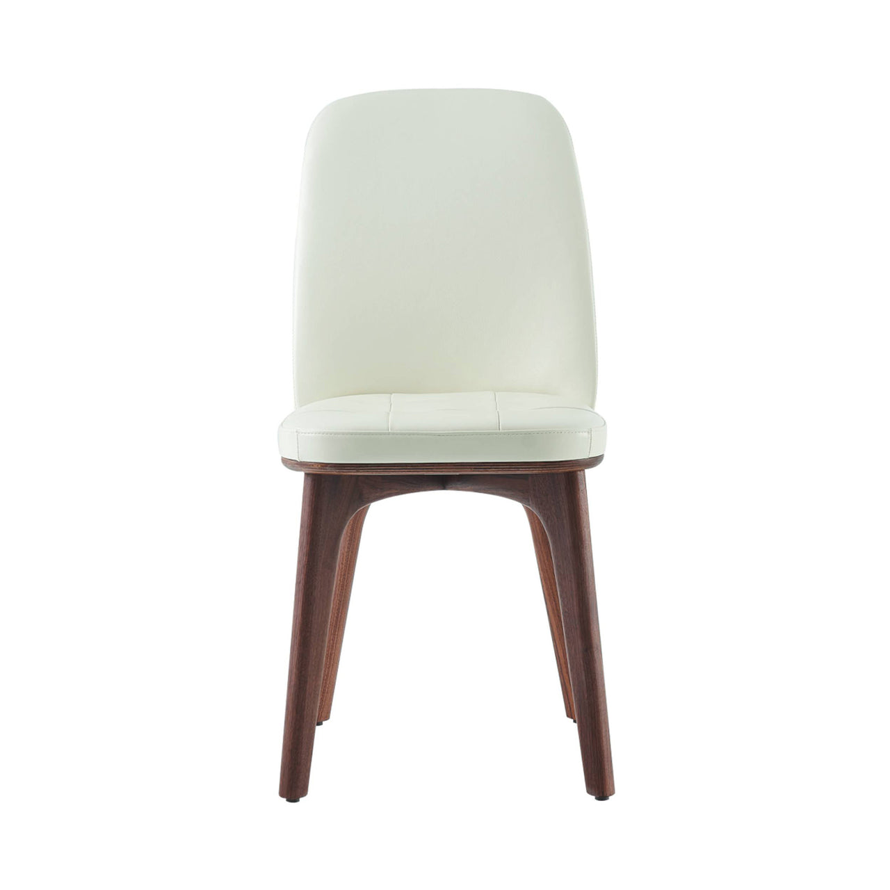 Utility Highback Dining Chair: Natural Walnut