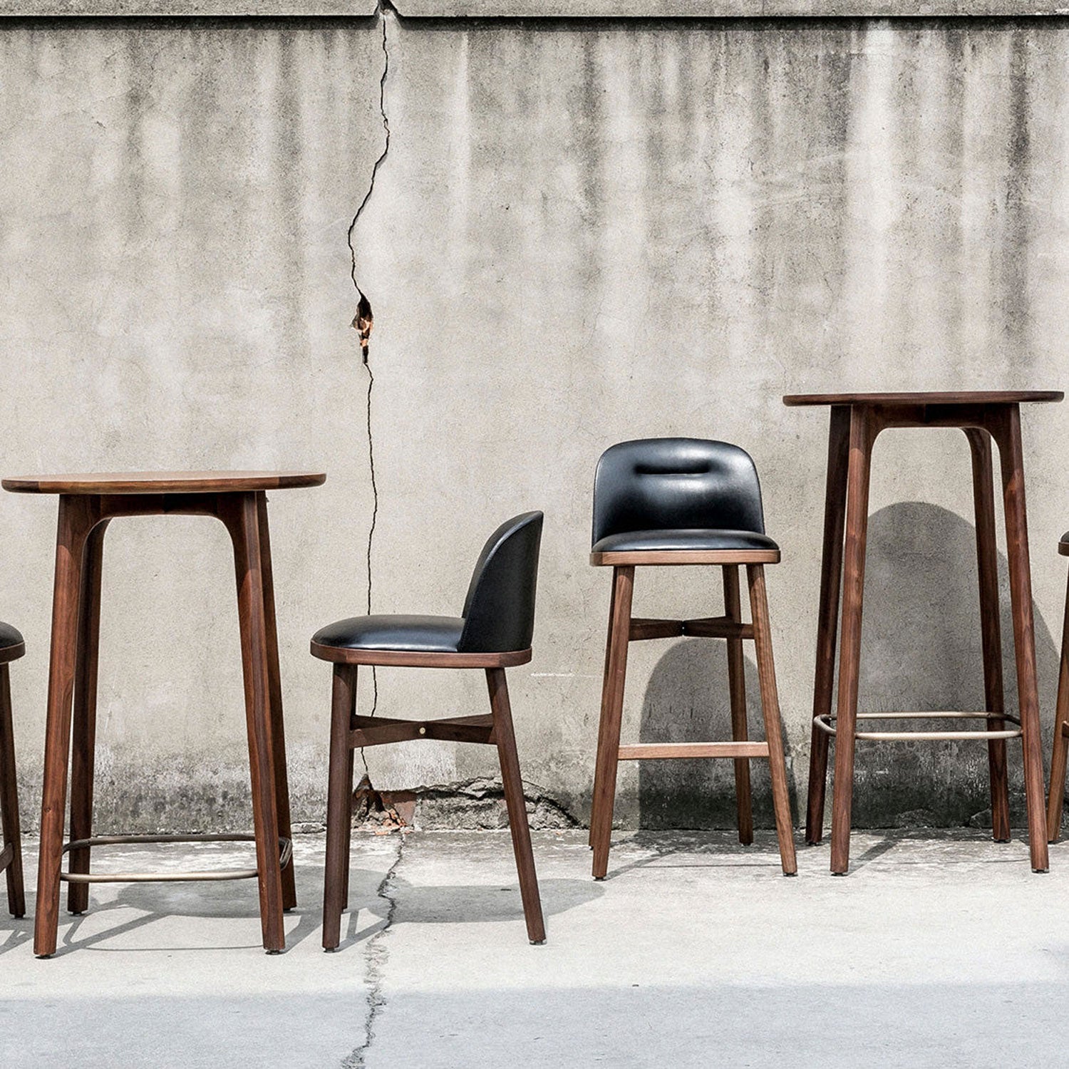 Utility Cafe Bar + Counter Table