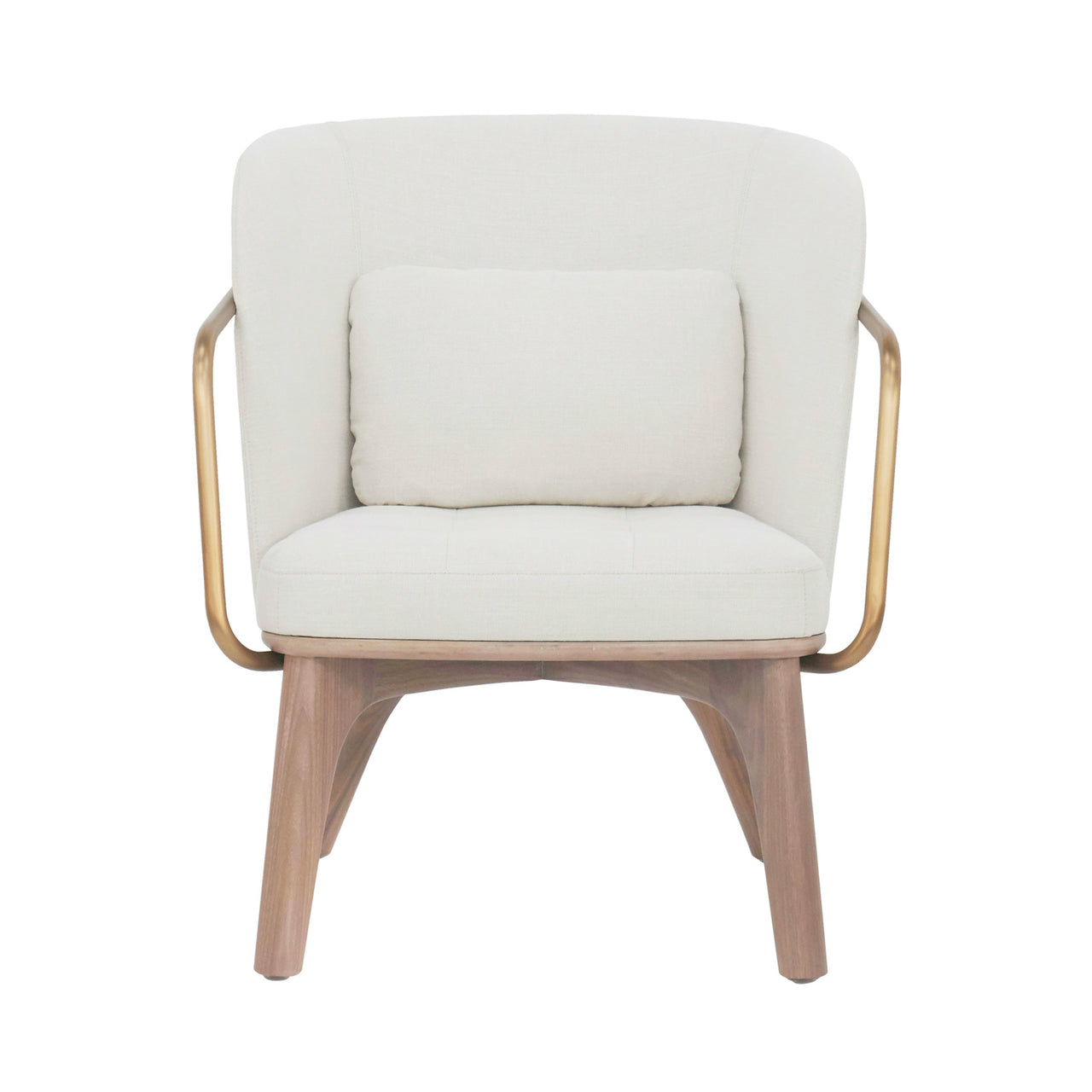 Utility Lounge Chair: Full Back + Soaped Walnut