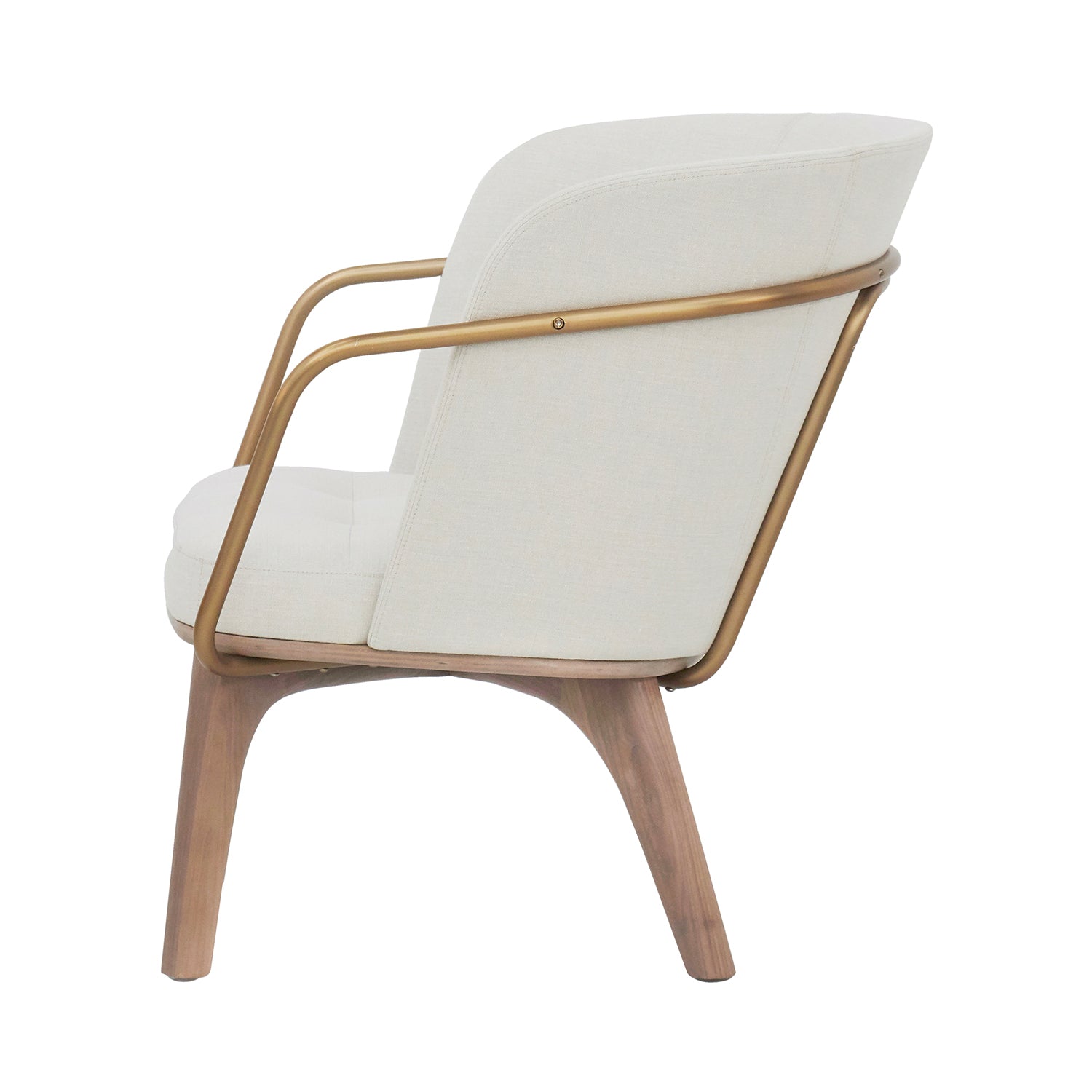 Utility Lounge Chair: Full Back + Soaped Walnut
