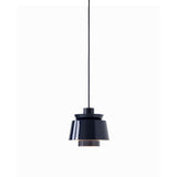 Utzon Pendant JU1: Steel Blue + Black