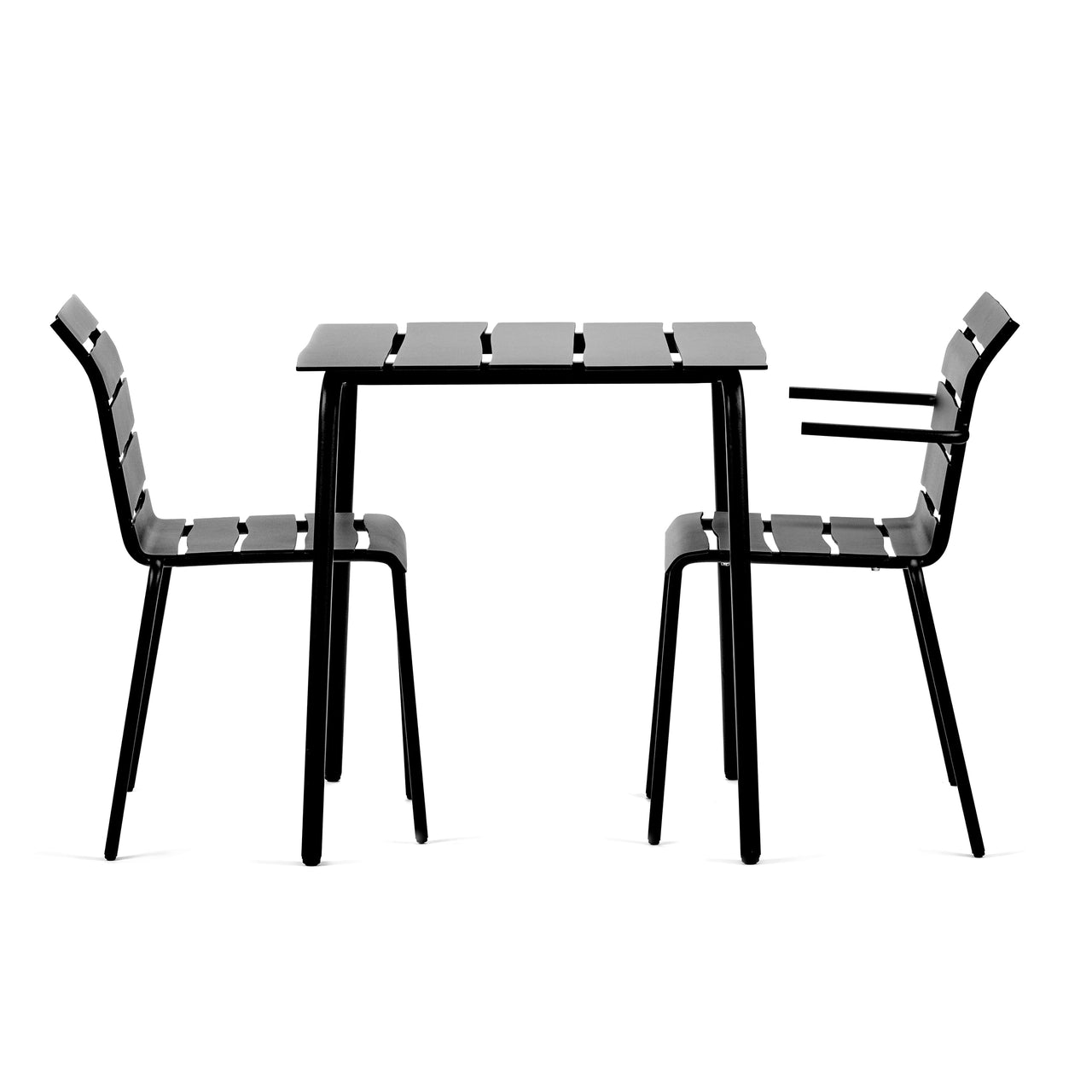 Aligned Outdoor Dining Table