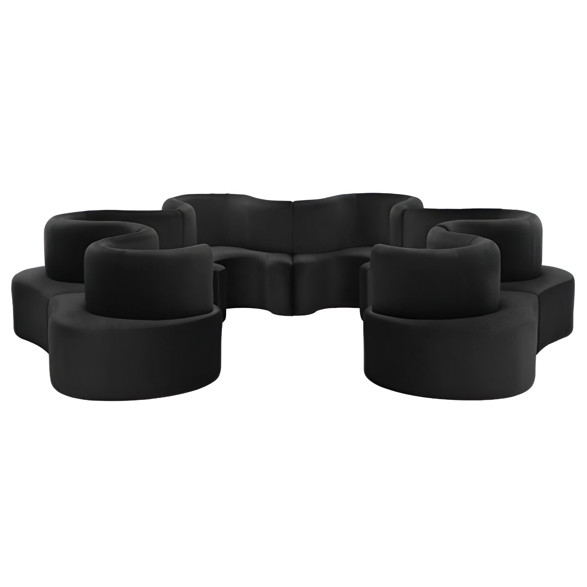 Cloverleaf Sofa: Upholstered + Configuration 5