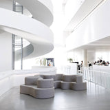 Cloverleaf Sofa: Upholstered