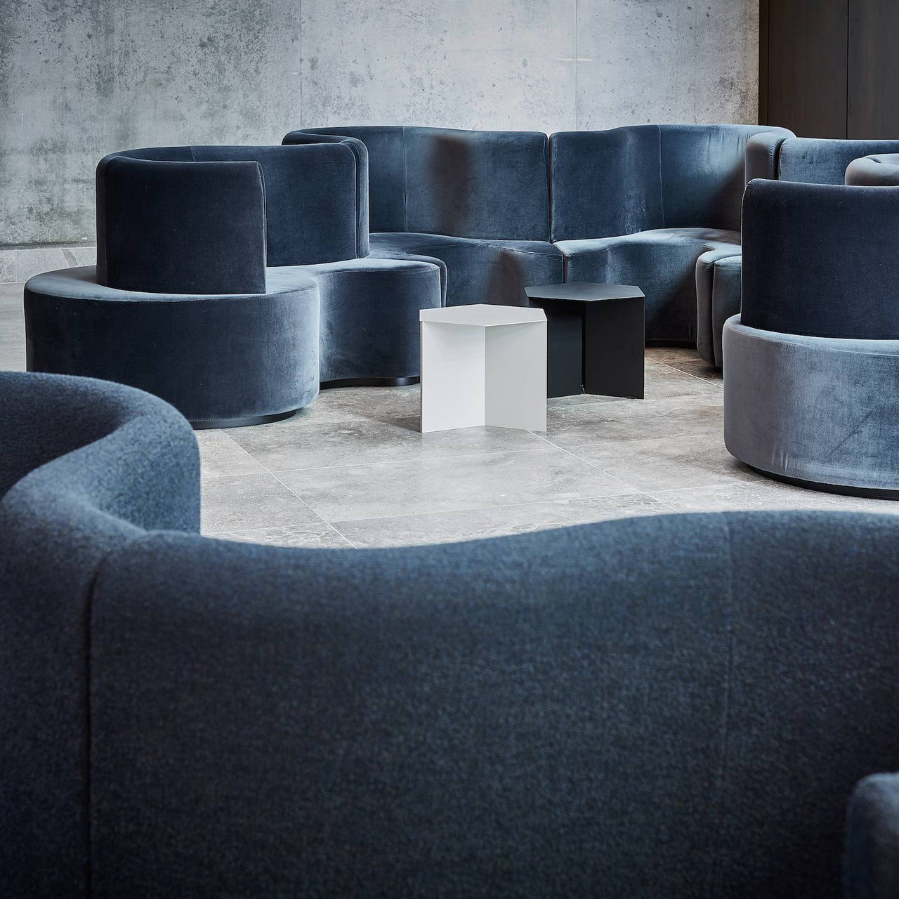 Cloverleaf Sofa: Upholstered