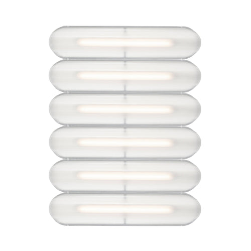 Vale System Ceiling/Wall Light: Horizontal + Side-to-Side + Vale 6 + Anthracite