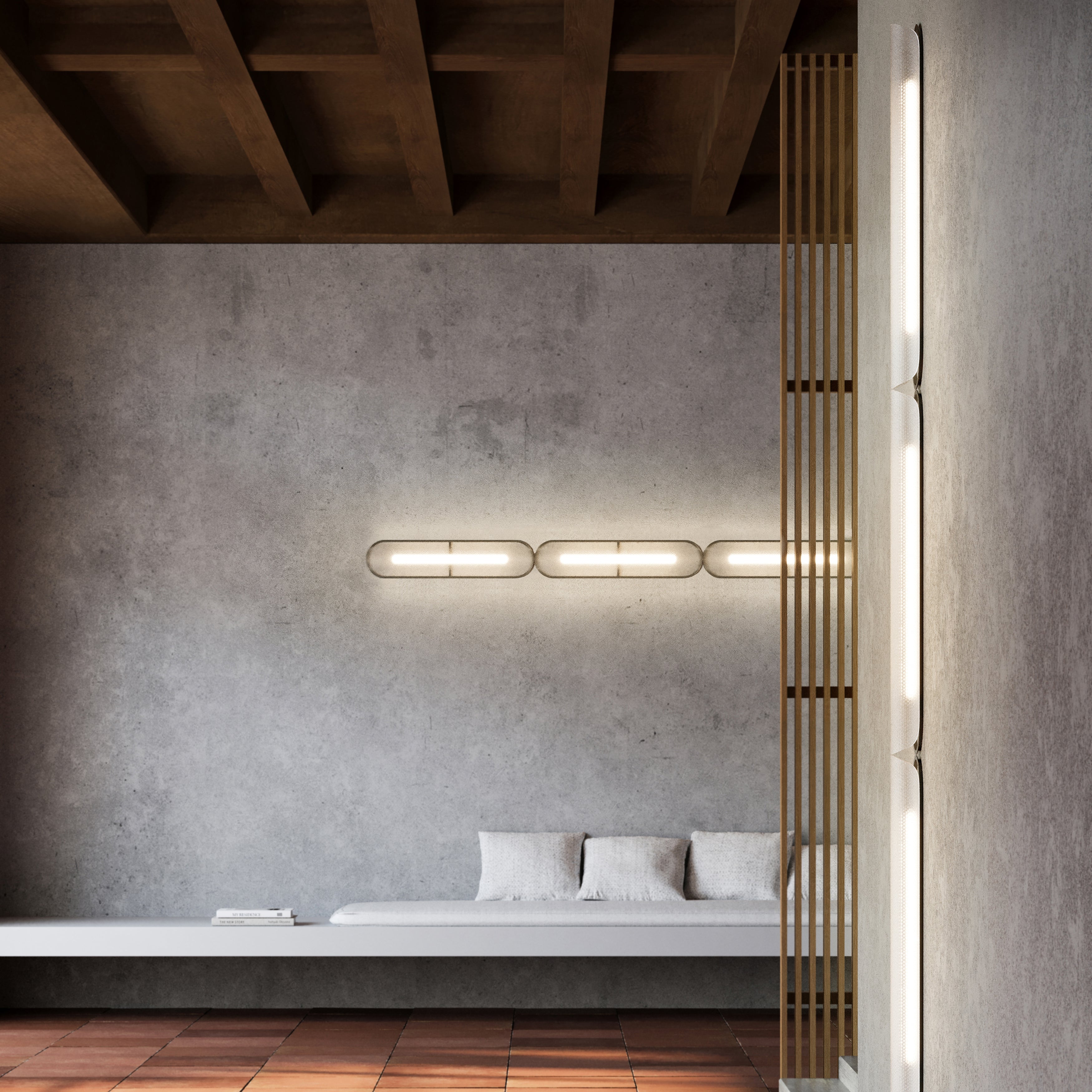 Vale System Ceiling/Wall Light: Vertical + End-to-End + LS