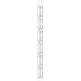 Vale System Pendant Light: Vertical + Side-to-End + Silica + Vale 6- SE