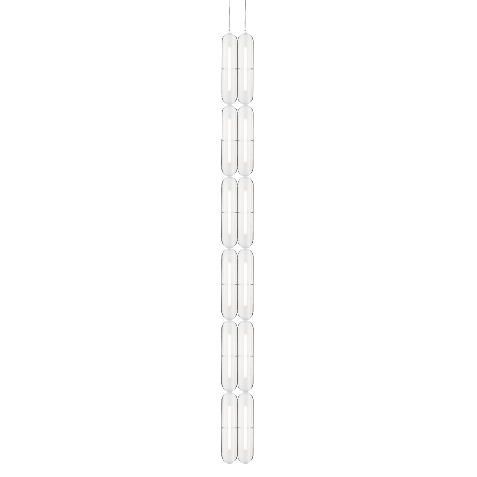 Vale System Pendant Light: Vertical + Side-to-End + Rust + Vale 6- SE
