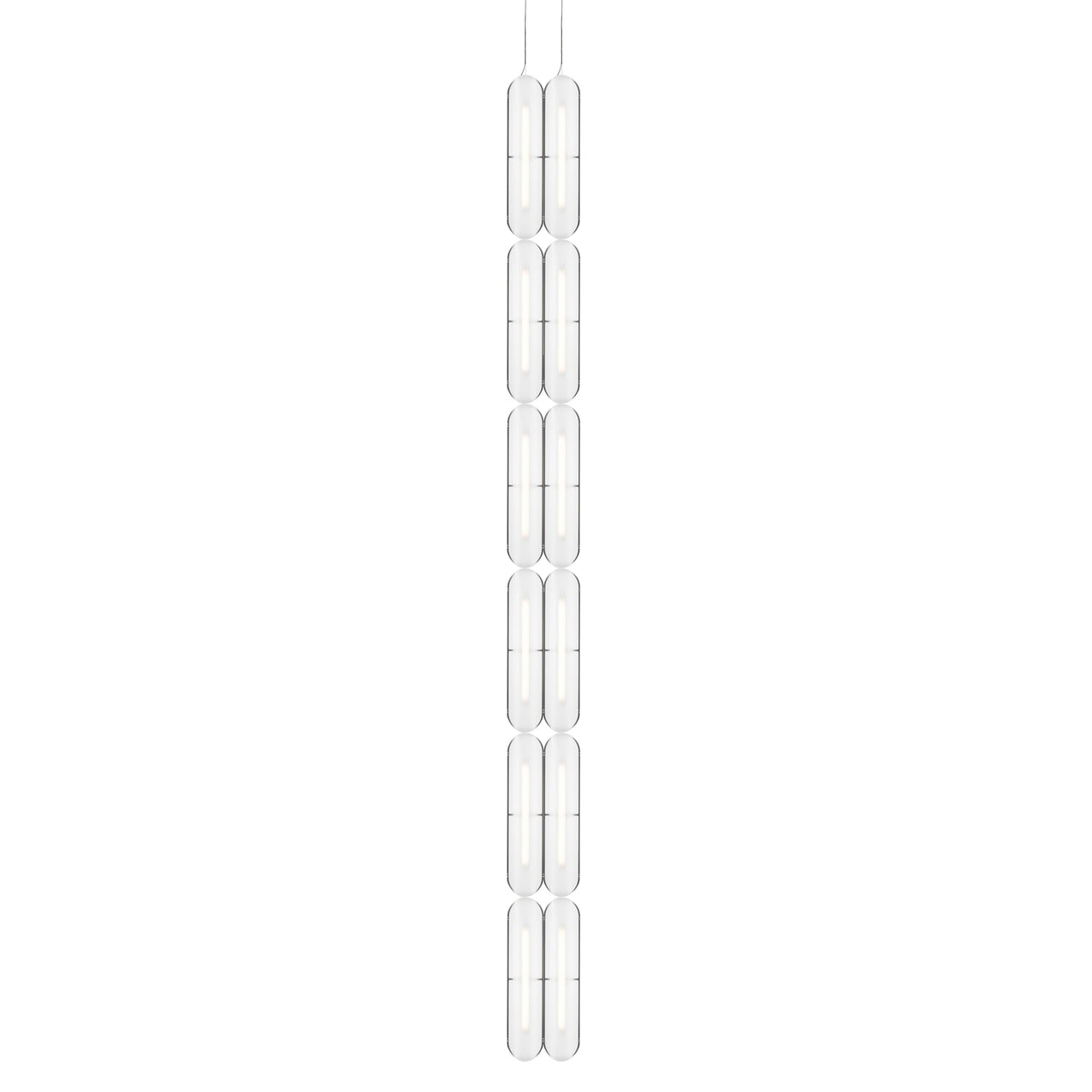 Vale System Pendant Light: Vertical + Side-to-End + Anthracite + Vale 6- SE