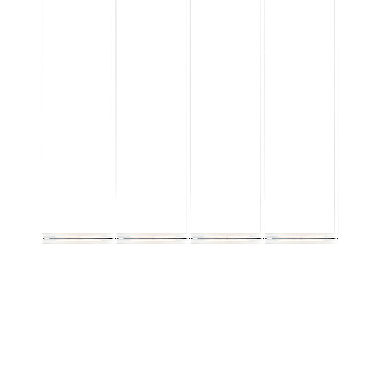 Vale System X-Axis Pendant Light: Horizontal + End-to-End + Vale 4 + Anthracite