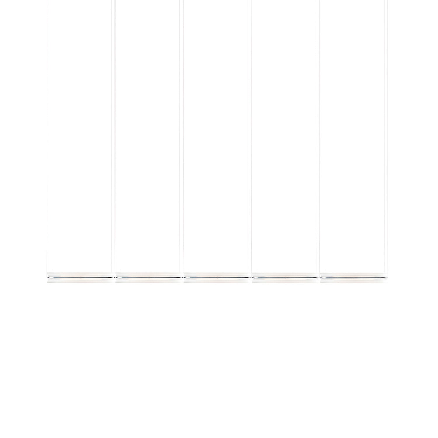 Vale System X-Axis Pendant Light: Horizontal + End-to-End + Vale 5 + Anthracite