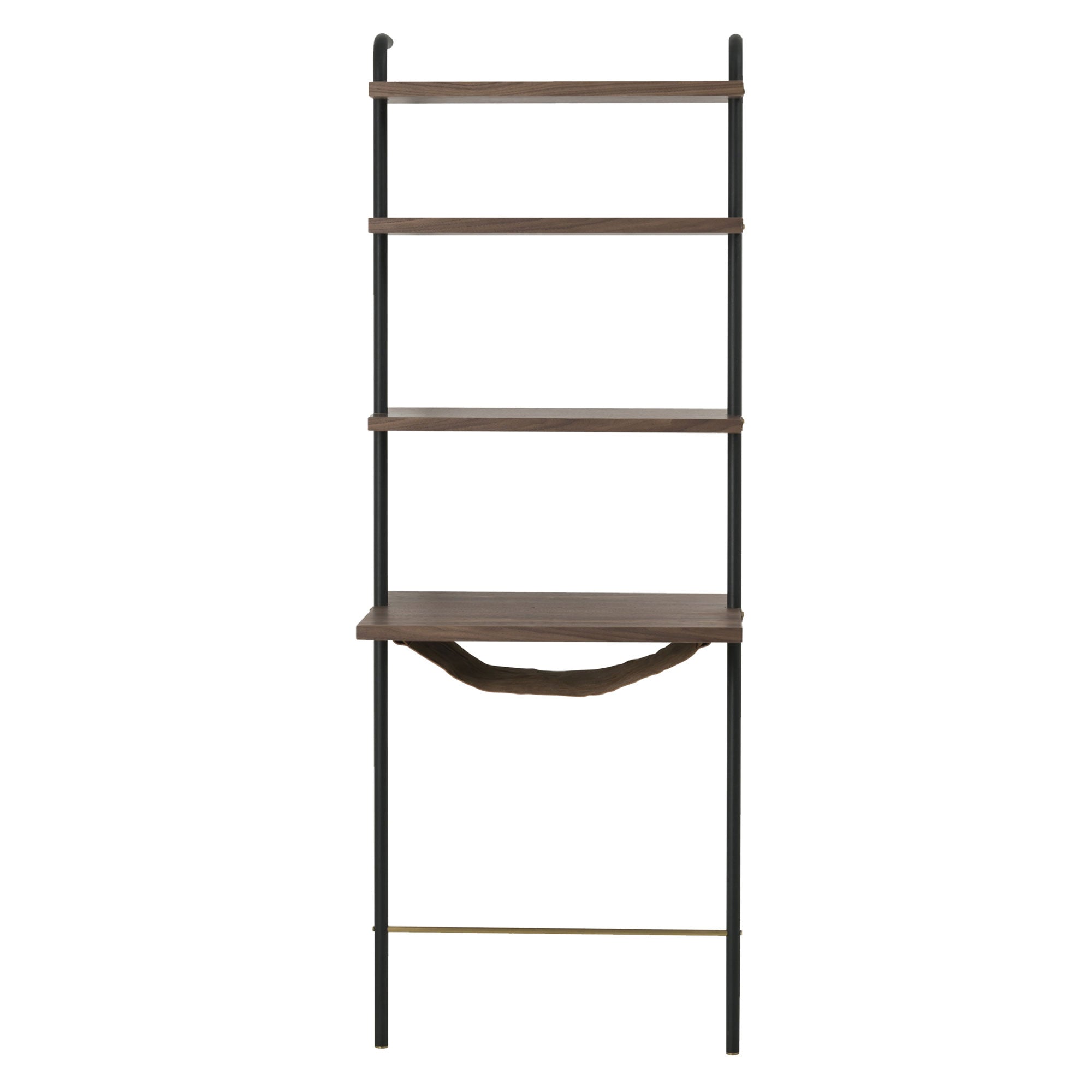 Valet Desk Shelves: Natural Walnut