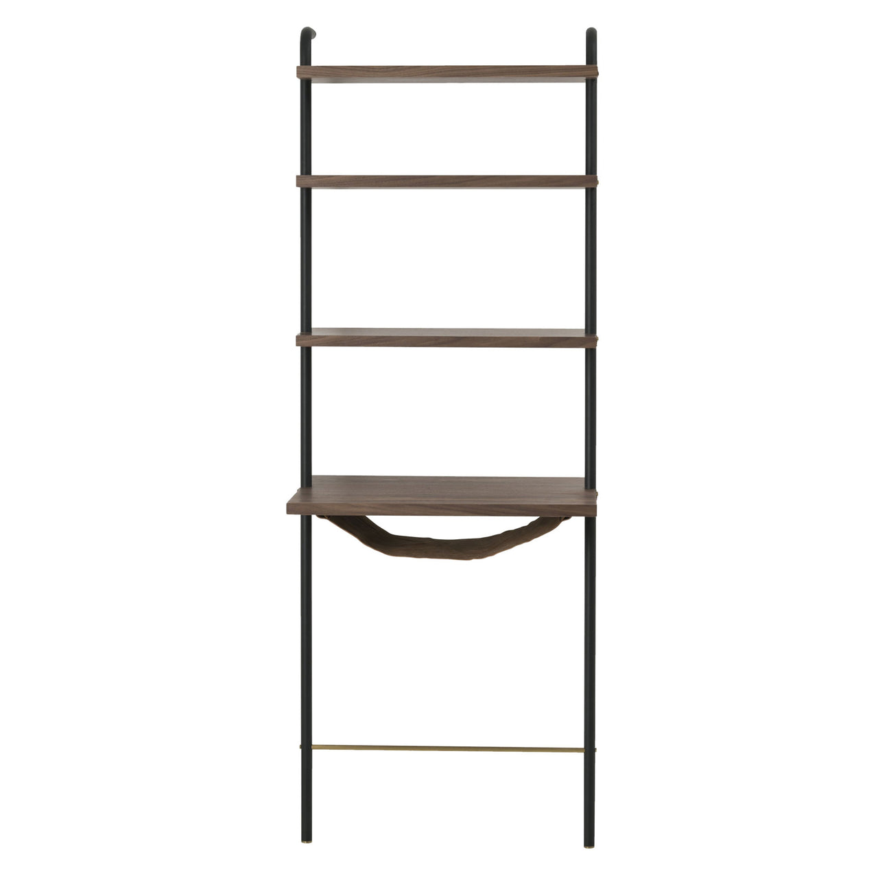 Valet Desk Shelves: Natural Walnut