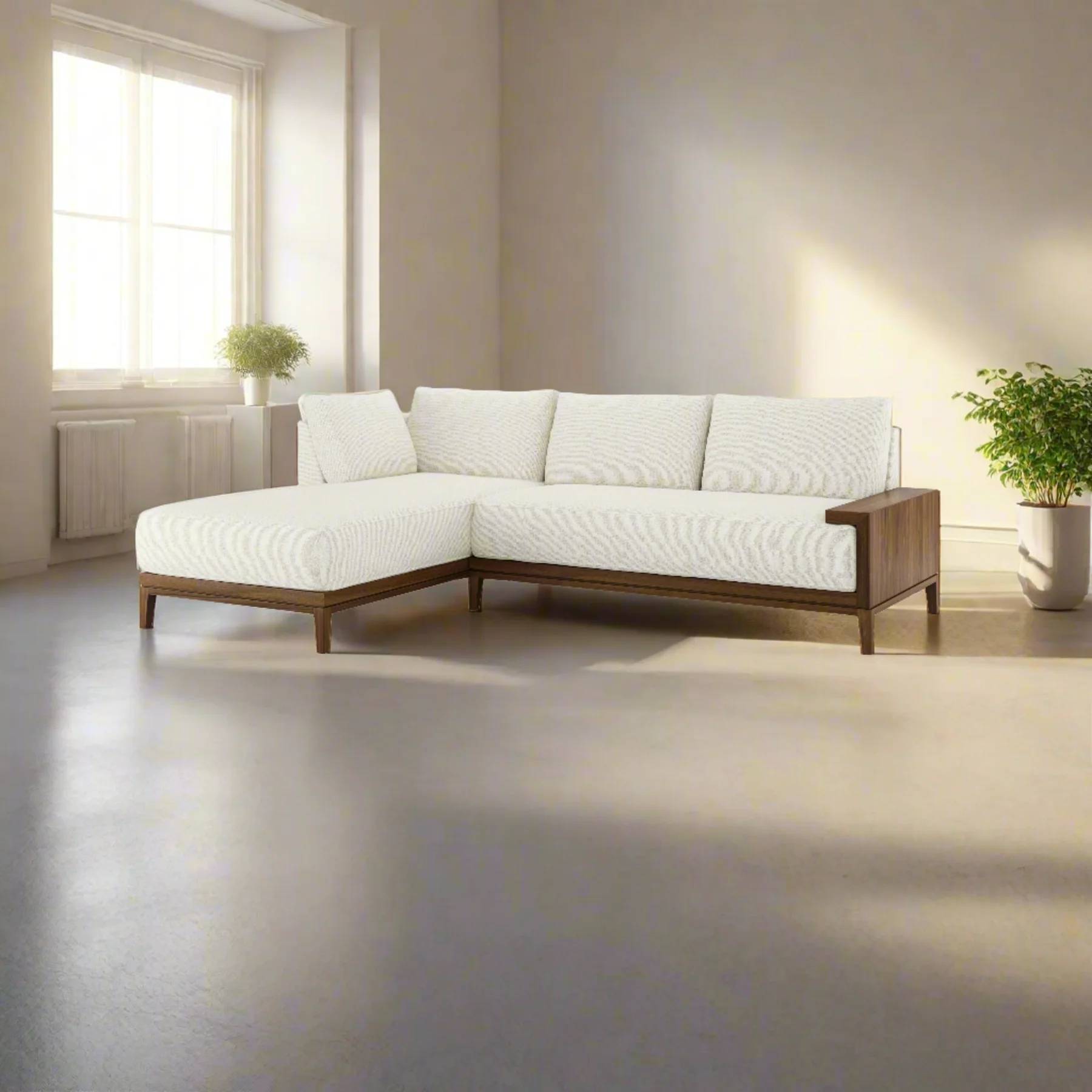 Varick Sectional Sofa: Seat + Back Upholstered