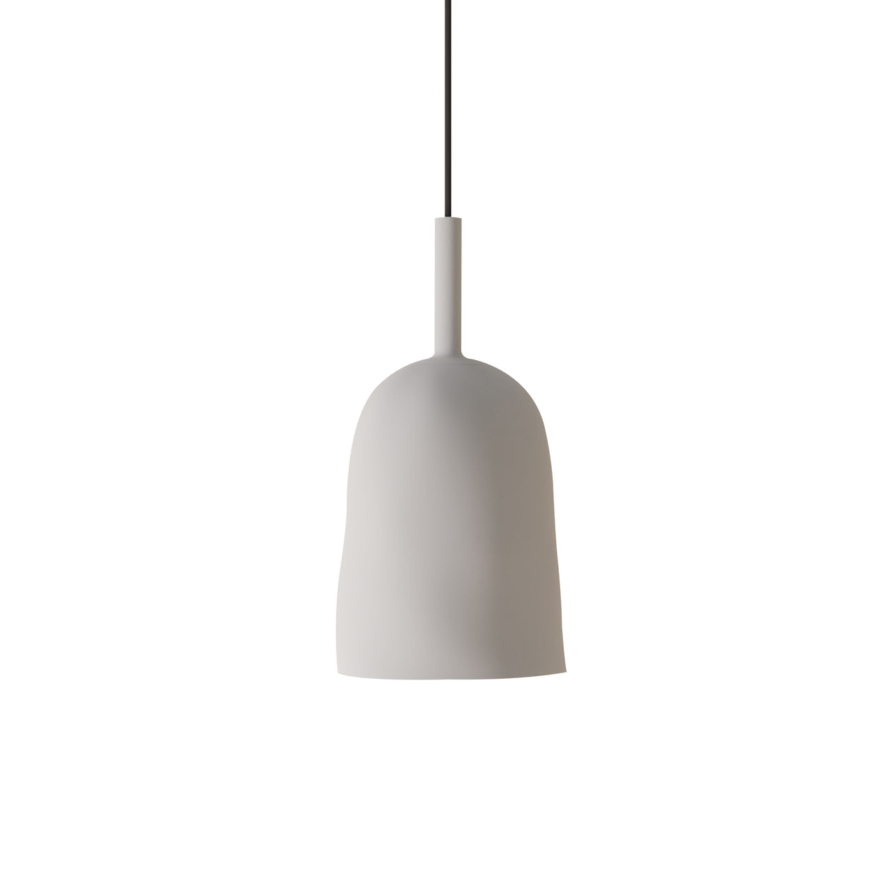 Vessel Medium Pendant Light: Snow