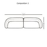 Vesta Modular Sofa: Configuration 2