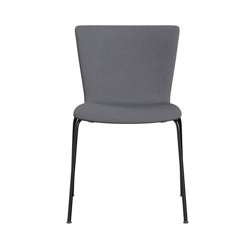 Vico Duo Chair: Fully Upholstered + Without Linking Device + Black