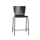 Vico Duo Stacking Bar + Counter Chair + Counter + Black Ash + Black