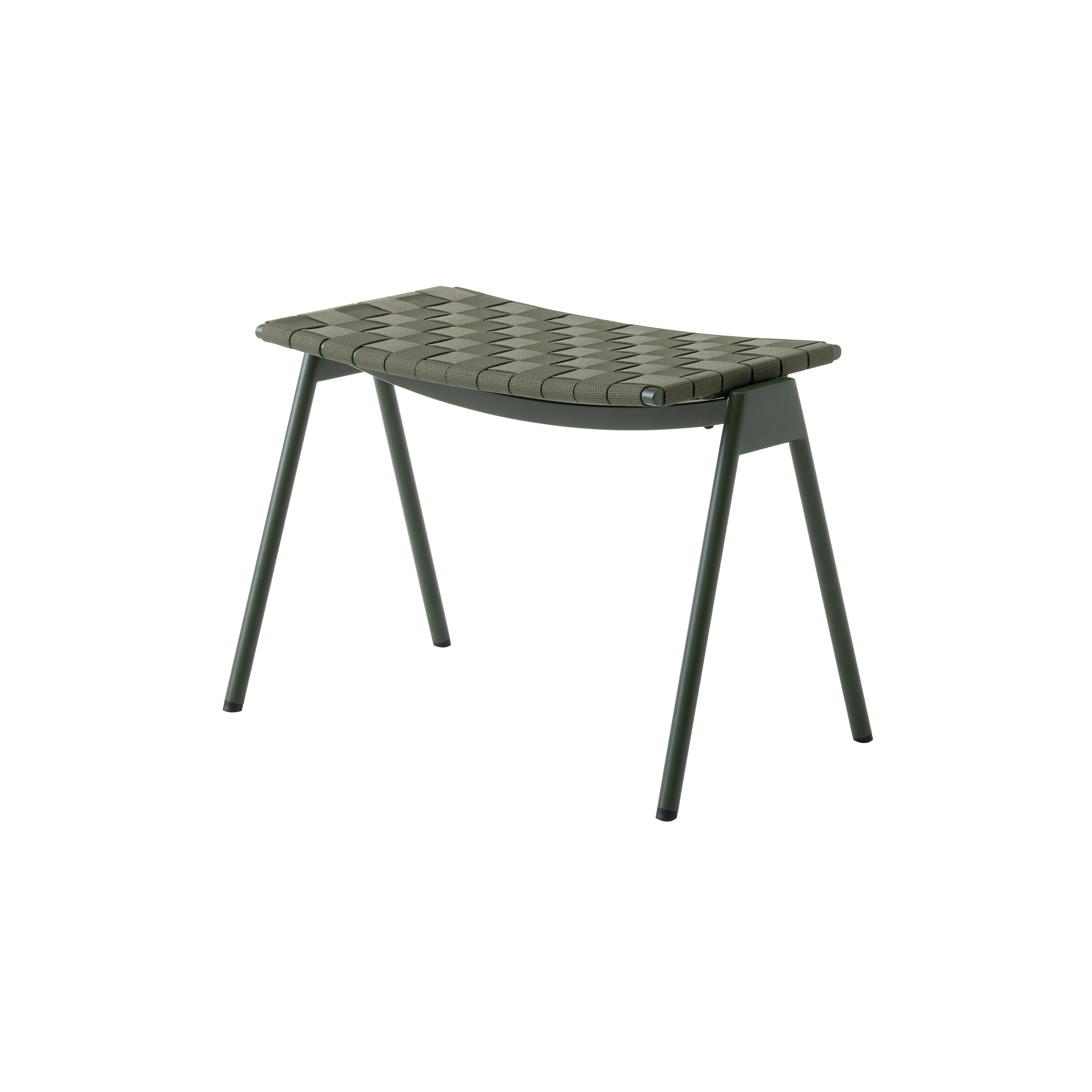 Ville AV46 Outdoor Stacking Footstool: Bronze Green