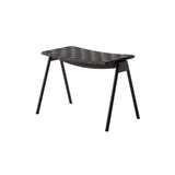 Ville AV46 Outdoor Stacking Footstool: Warm Black