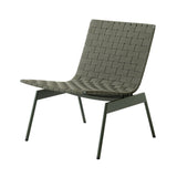Ville AV44 + AV45 Outdoor Stacking Lounge Chair: Set of 2 + Without Armrest (AV44) + Bronze Green + Without Cushion